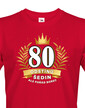 Pánské tričko k 80. narodeninám