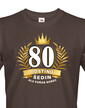Pánské tričko k 80. narodeninám