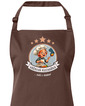 Zástera s náprsenkou Vášnivá kuchařka, vaří s láskou