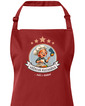 Zástera s náprsenkou Vášnivá kuchařka, vaří s láskou