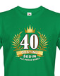 Pánské tričko k 40. narodeninám
