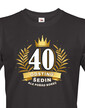 Pánské tričko k 40. narodeninám