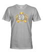 Pánské tričko k 40. narodeninám