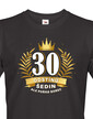 Pánské tričko k 30. narodeninám