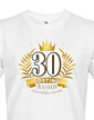 Pánské tričko k 30. narodeninám