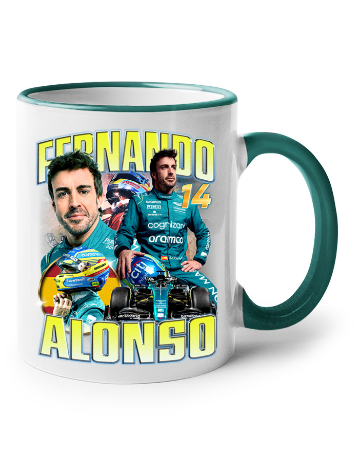 Keramický hrnček F1 - Fernando Alonso