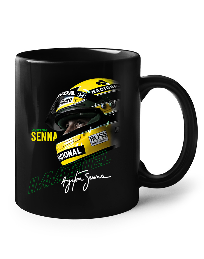 Keramický hrnček F1 - Ayrton Senna