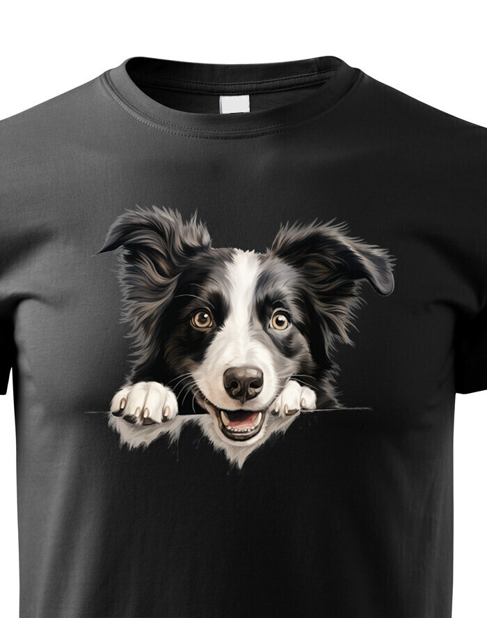 Dětské tričko Border kolie