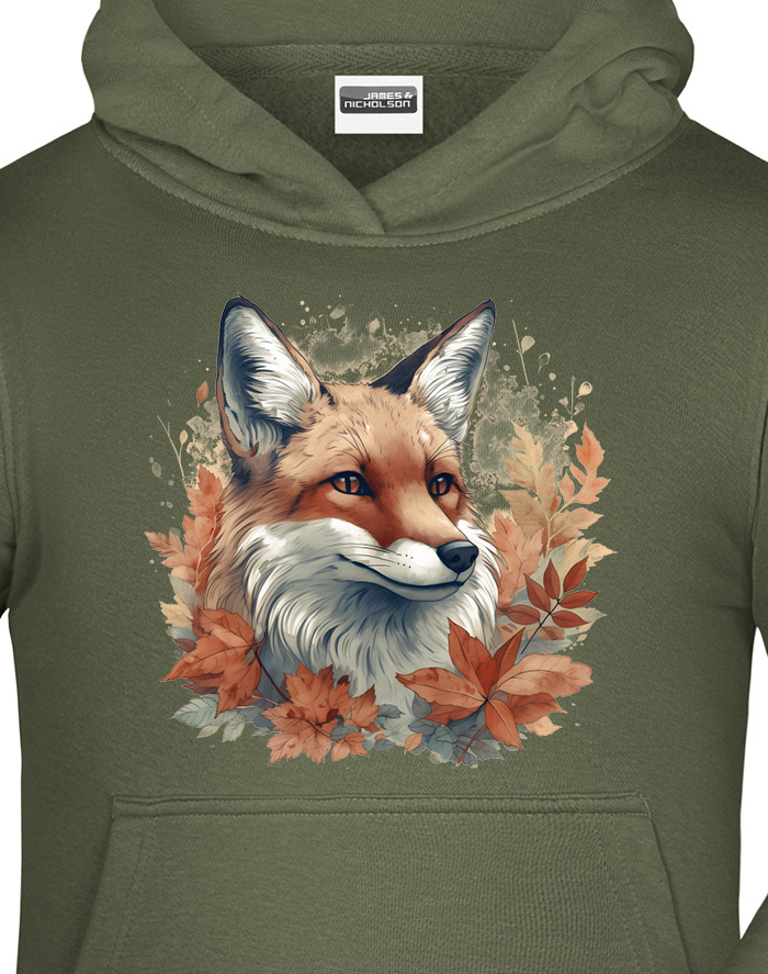Detská mikina Líška jeseň