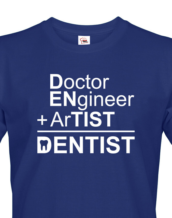 Pánské tričko pre zubných lekárov
