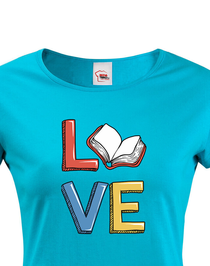 Dámske tričko pre milovníkov kníh