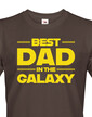 Pánske tričko Best Dad In The Galaxy