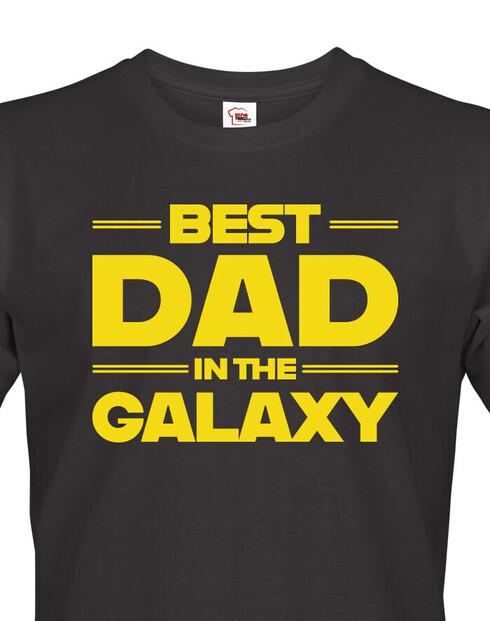 Pánske tričko Best Dad In The Galaxy