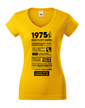 Dámske tričko narodeninové noviny 1975