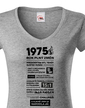 Dámske tričko narodeninové noviny 1975