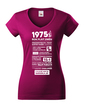 Dámske tričko narodeninové noviny 1975