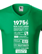 Pánské tričko narozeninové noviny 1975