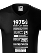 Pánské tričko narozeninové noviny 1975