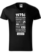 Pánské tričko narozeninové noviny 1975