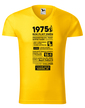 Pánské tričko narozeninové noviny 1975