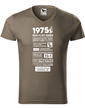 Pánské tričko narozeninové noviny 1975