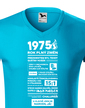 Pánské tričko narozeninové noviny 1975
