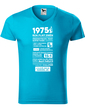 Pánské tričko narozeninové noviny 1975