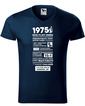 Pánské tričko narozeninové noviny 1975