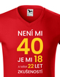 Pánské tričko k 40. narodeninám