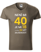 Pánské tričko k 40. narodeninám