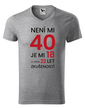 Pánské tričko k 40. narodeninám