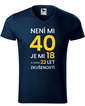 Pánské tričko k 40. narodeninám