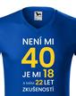 Pánské tričko k 40. narodeninám