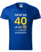 Pánské tričko k 40. narodeninám