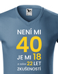Pánské tričko k 40. narodeninám