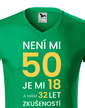 Pánské tričko k 50. narodeninám