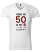 Pánské tričko k 50. narodeninám