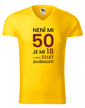 Pánské tričko k 50. narodeninám