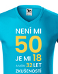 Pánské tričko k 50. narodeninám