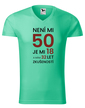 Pánské tričko k 50. narodeninám