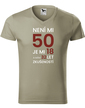 Pánské tričko k 50. narodeninám