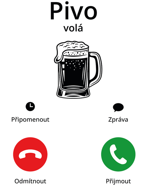 Úzky pivný polliter – Pivo volá |
