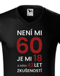Pánské tričko k 60. narodeninám