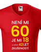 Pánské tričko k 60. narodeninám