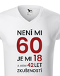 Pánské tričko k 60. narodeninám