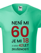 Pánské tričko k 60. narodeninám