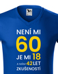Pánské tričko k 60. narodeninám