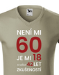 Pánské tričko k 60. narodeninám
