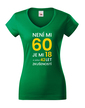Dámske tričko k 60. narodeninám