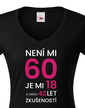 Dámske tričko k 60. narodeninám